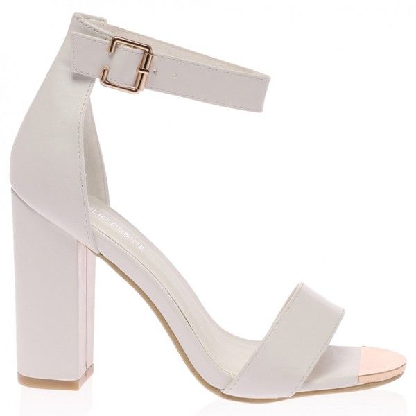 white block heel sandals