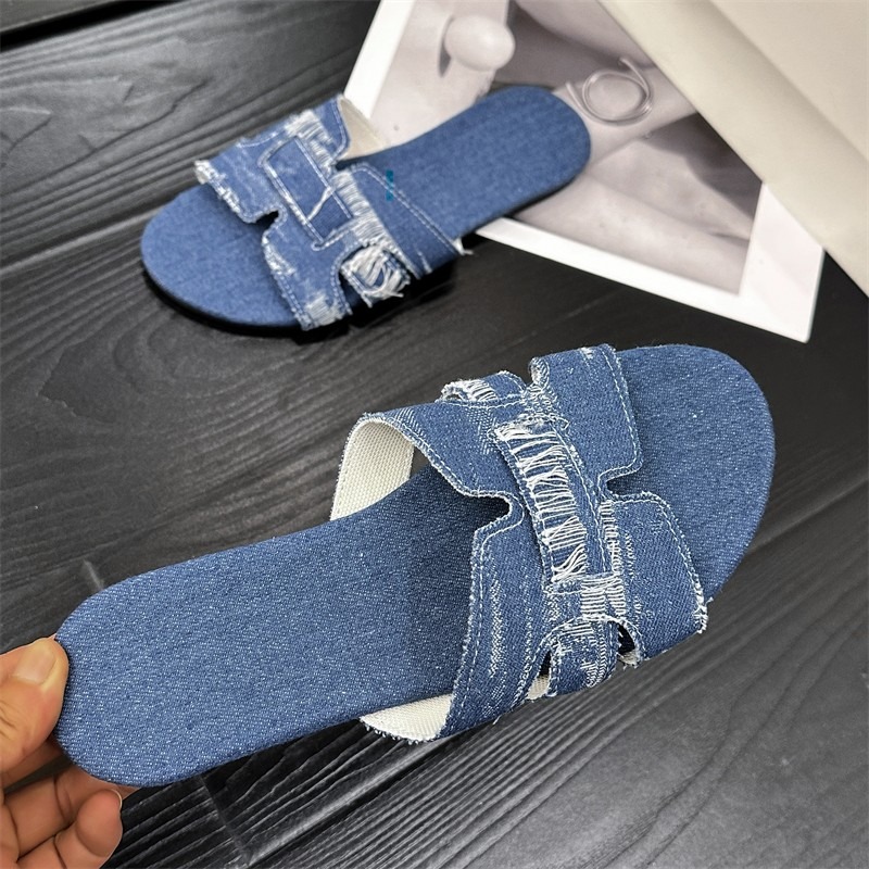 denim sandals for women